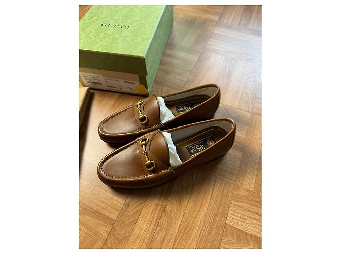Mocassini Gucci Horsebit 1953 in pelle marrone - vista 6