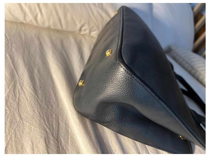 Roseau Sac cabas Longchamp en cuir noir - vue 11