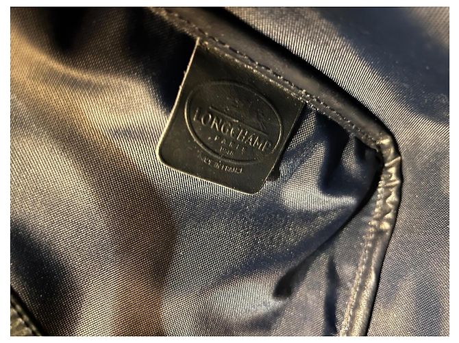 Roseau Sac cabas Longchamp en cuir noir - vue 18