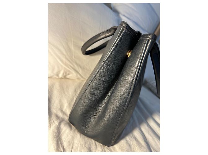Roseau Sac cabas Longchamp en cuir noir - vue 5