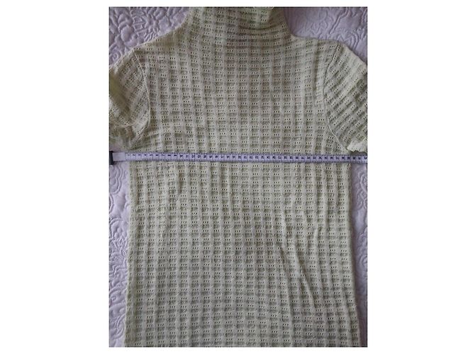 Pull Zapa Positano en maille ajourée - Vert Anis Vert clair - vue 5