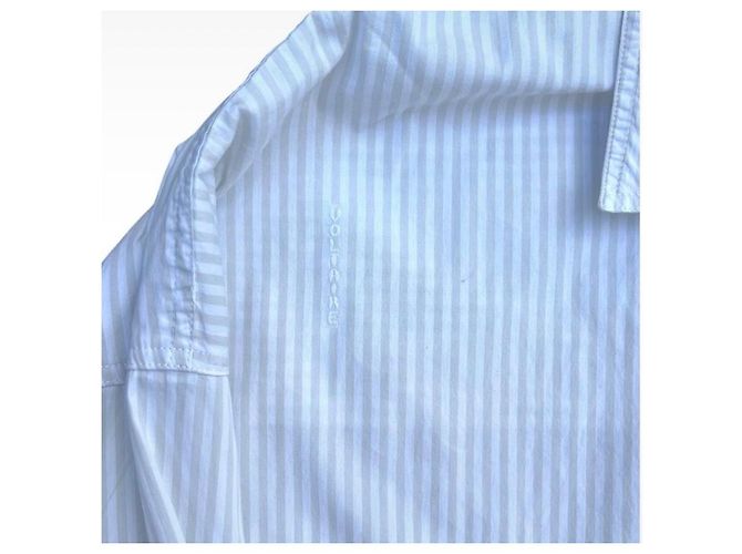 Zadig & Voltaire Camisa às Riscas Tamara 2V Branco Bege - vista 12