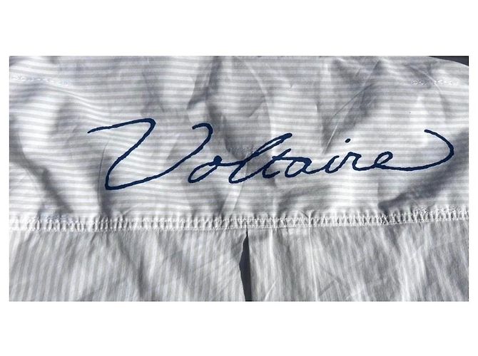 Zadig & Voltaire Camisa às Riscas Tamara 2V Branco Bege - vista 6