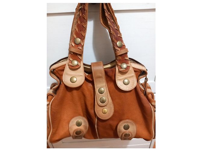 Sac à main Chloé Silverado en cuir Marron - vue 2