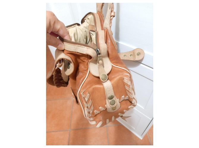 Sac à main Chloé Silverado en cuir Marron - vue 4