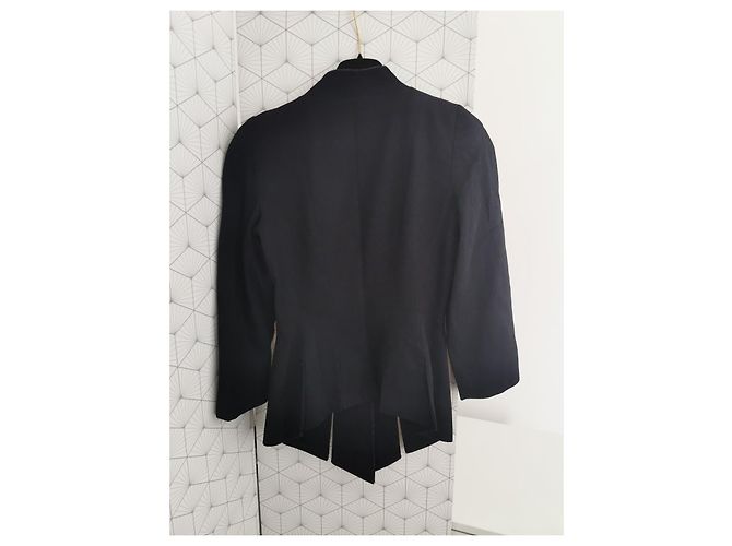 Thierry Mugler schwarze taillierte Jacke - Ansicht 3