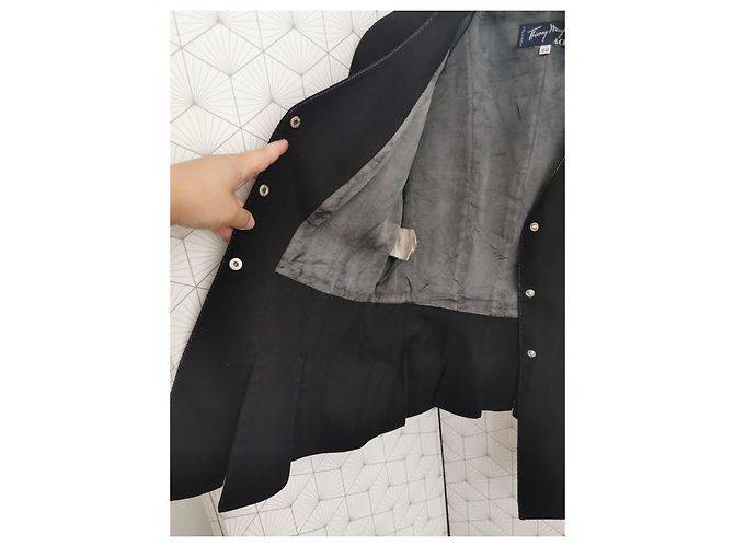 Thierry Mugler schwarze taillierte Jacke - Ansicht 5