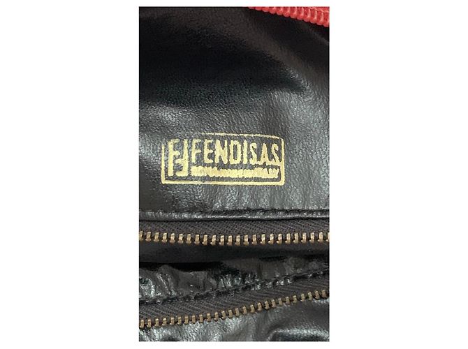 Zucchino sac Fendi vintage Rouge - vue 2