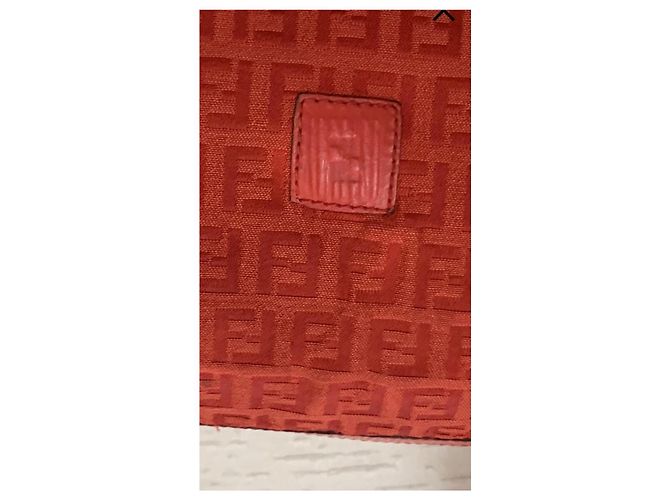 Zucchino sac Fendi vintage Rouge - vue 4