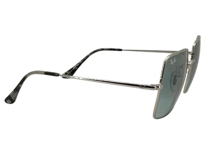 Ray-Ban Gafas de sol cuadradas RB 1971 de metal plateado 54/19 145mm Plata - vista 3