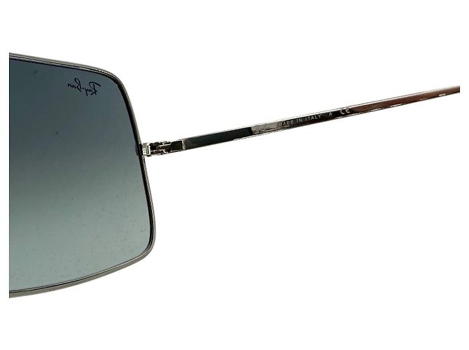 Ray-Ban Gafas de sol cuadradas RB 1971 de metal plateado 54/19 145mm Plata - vista 5