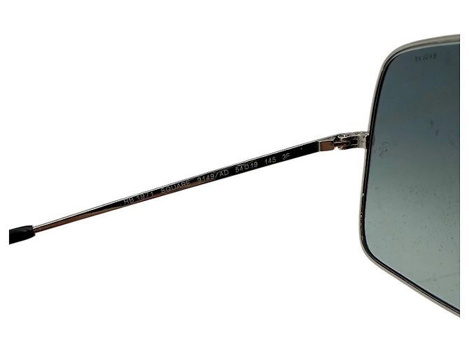 Ray-Ban Gafas de sol cuadradas RB 1971 de metal plateado 54/19 145mm Plata - vista 6