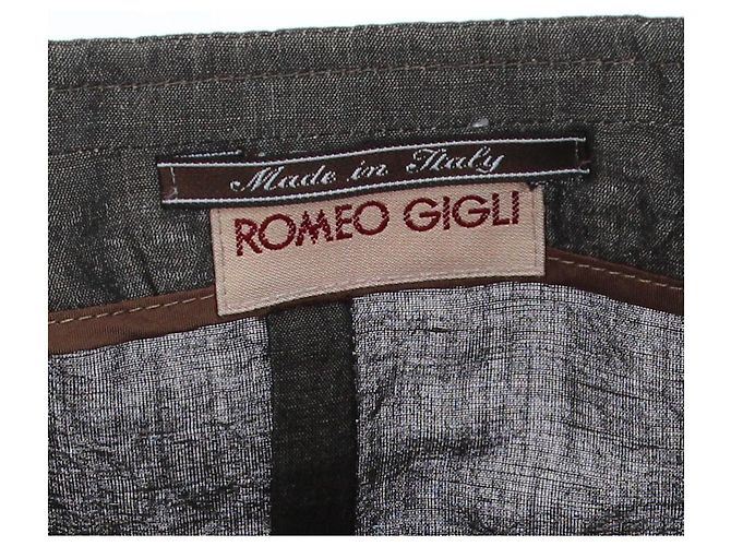 Autre Marque Romeo Gigli Weste aus den 90ern Grau - Ansicht 4