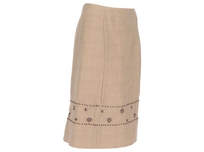 Autre Marque Hettabretz Rock aus den 2000ern Beige - Ansicht 2