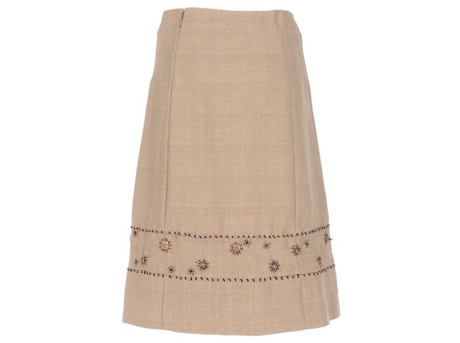 Autre Marque Hettabretz Rock aus den 2000ern Beige - Ansicht 4