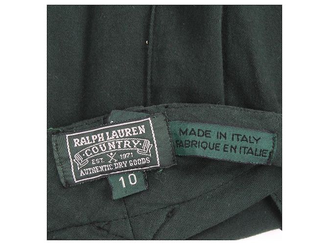 Autre Marque Ralph Lauren Gonna anni '90 Verde - vista 8