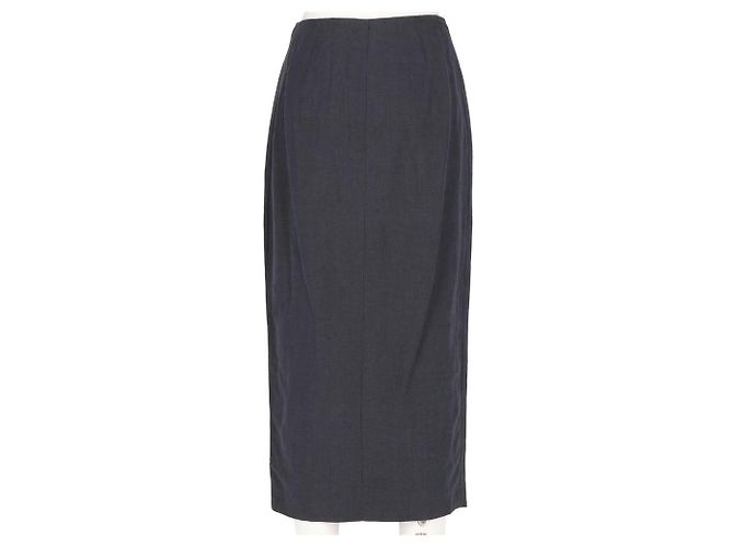 Autre Marque Ballantyne Gonna anni '90 Blu navy - vista 2
