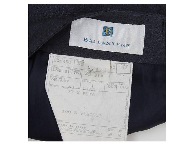 Autre Marque Ballantyne Gonna anni '90 Blu navy - vista 4
