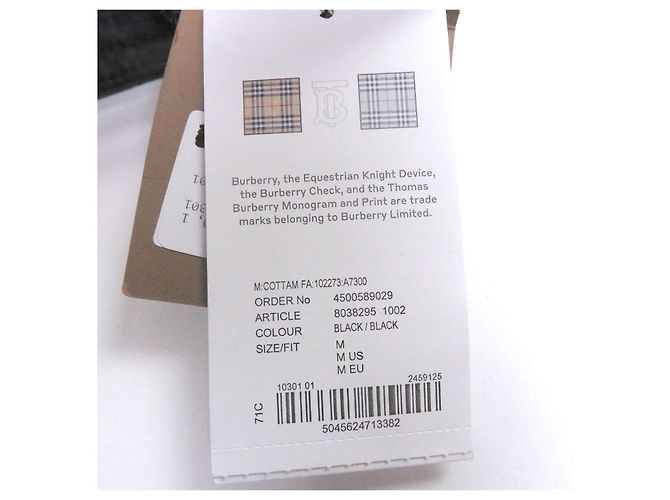 Abrigo de nylon Burberry Nova check Negro - vista 10