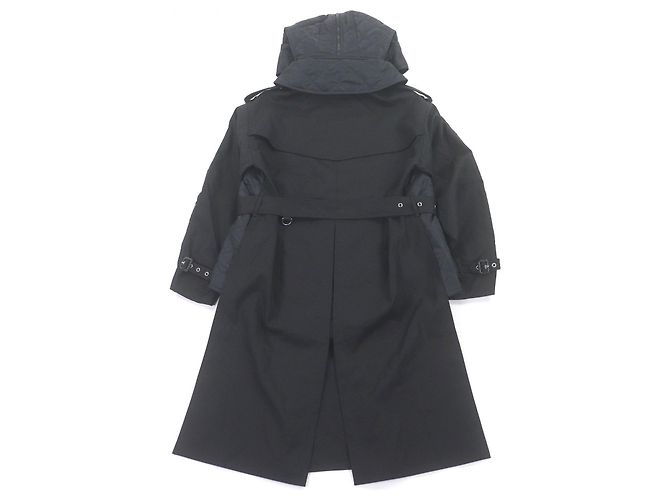 Abrigo de nylon Burberry Nova check Negro - vista 4