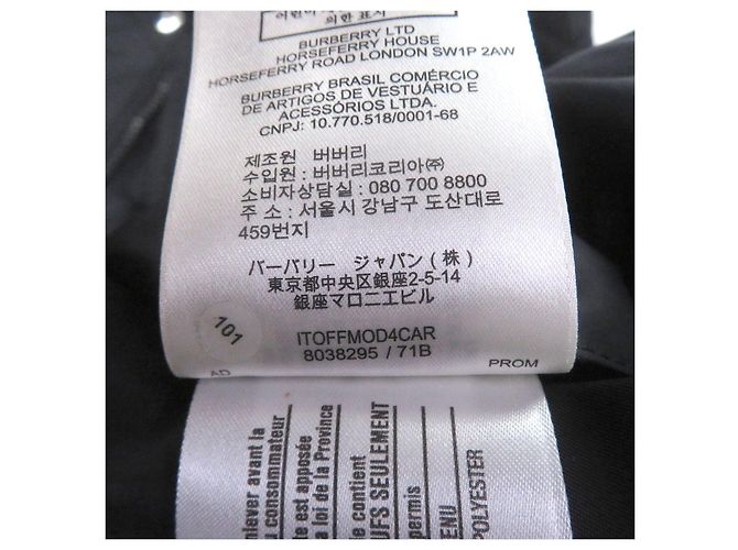 Abrigo de nylon Burberry Nova check Negro - vista 9