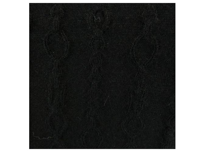Hermès Hermes 3H2618DA Punto de mezcla de cachemira 38 Negro - vista 8
