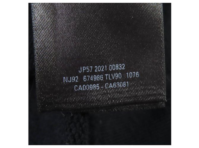 Sudadera con capucha de algodón Balenciaga con estampado de logo college y efecto desgastado Negro - vista 7