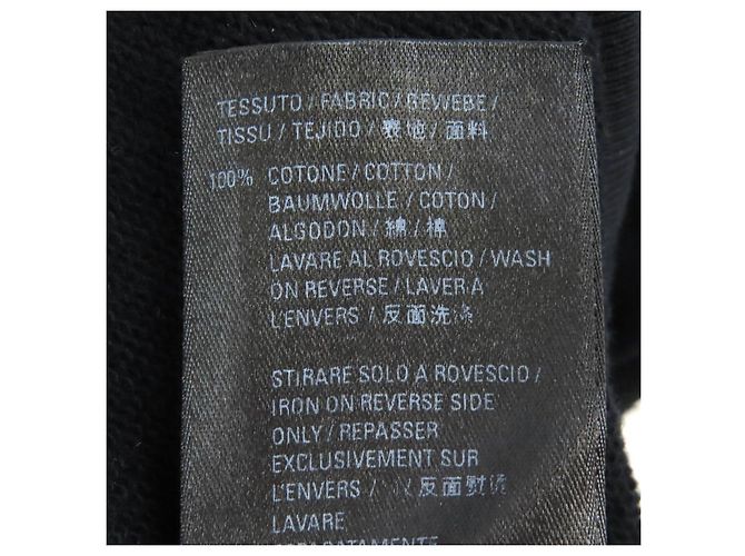 Sudadera con capucha de algodón Balenciaga con estampado de logo college y efecto desgastado Negro - vista 8