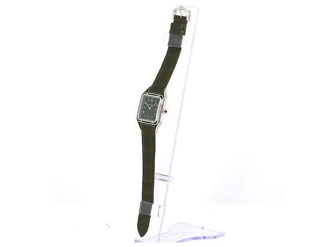 Cartier Santos Dumont LM Platinum Limited Manual Winding Vert - vue 2