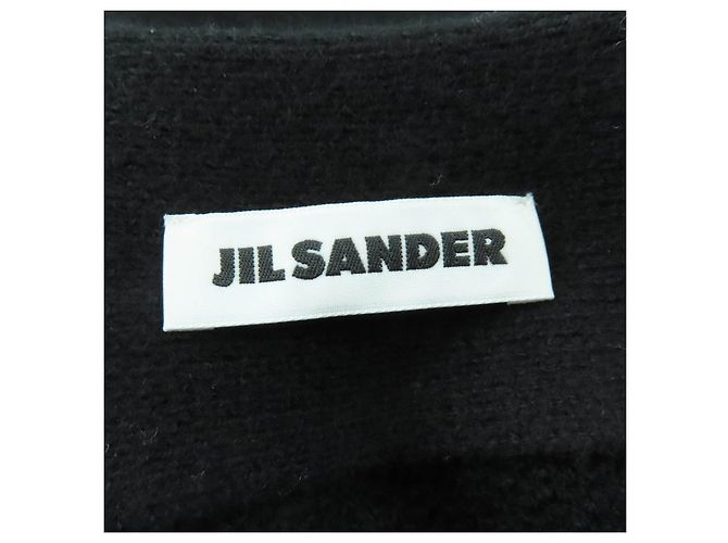 Saia de malha de lã Jil Sander Preto - vista 6