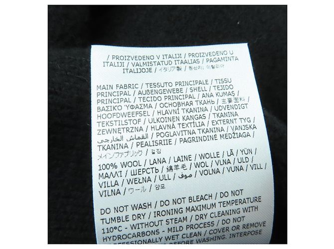 Saia de malha de lã Jil Sander Preto - vista 8