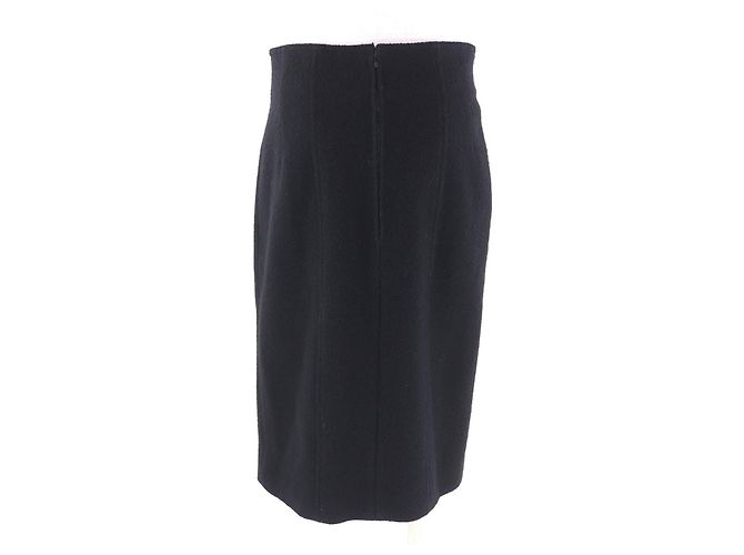 Conjunto de 2 piezas CHANEL de lana y seda Negro - vista 10