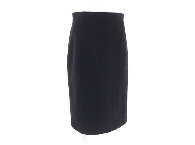 Conjunto de 2 piezas CHANEL de lana y seda Negro - vista 7