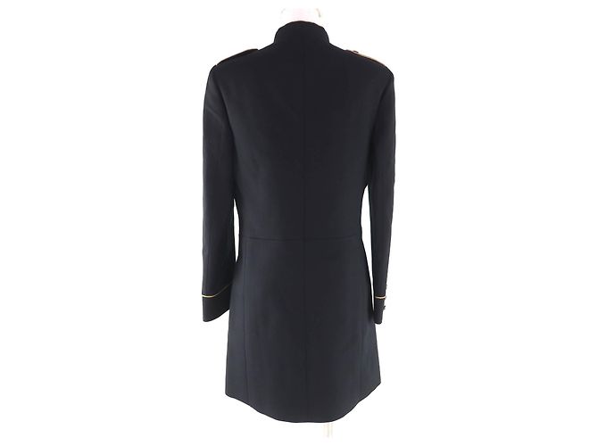 Yves Saint Laurent Abrigo de lana Napoleon Eddie's de Saint Laurent Paris Negro - vista 3