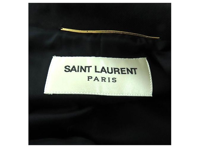 Yves Saint Laurent Abrigo de lana Napoleon Eddie's de Saint Laurent Paris Negro - vista 7