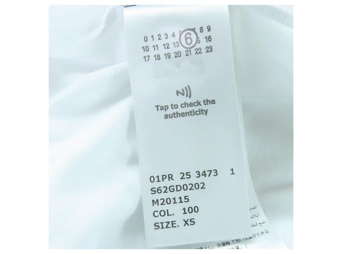 Maison Martin Margiela Camiseta de algodón MM6 Maison Margiela Blanco - vista 10