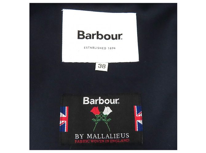 Casaco Barbour 100% Lã Azul Azul marinho - vista 8