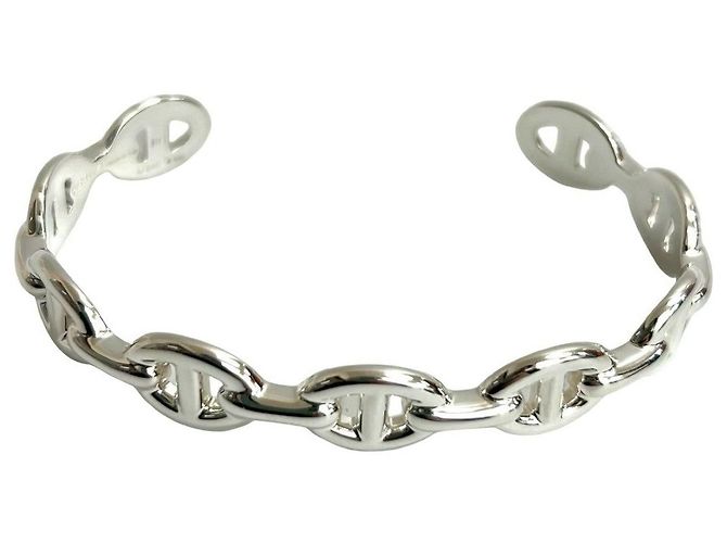 Hermès Pulseira Hermes Enchaine Silver Prata - vista 5