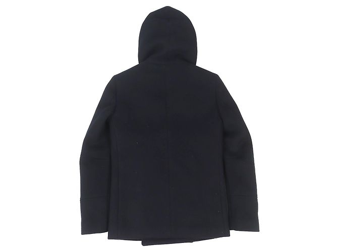 Cappotto in lana Balmain con bottoni emblema Nero - vista 2