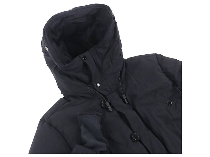 Autre Marque DENHAM MINOTAUR Nylon-Daunenjacke Schwarz - Ansicht 4