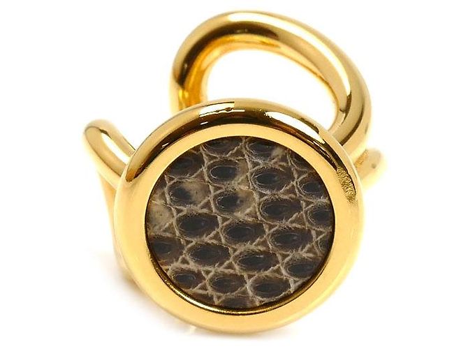 Hermès Hermes Heritage Ex-Libris PM Earcuff Braun - Ansicht 3