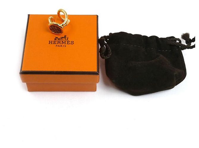 Hermès Hermes Heritage Ex-Libris PM Earcuff Braun - Ansicht 5
