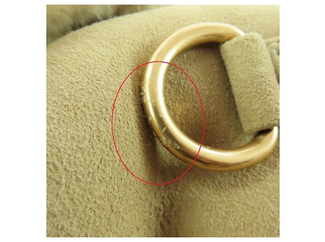 Abrigo de piel de oveja COACH Mouton Beige - vista 10