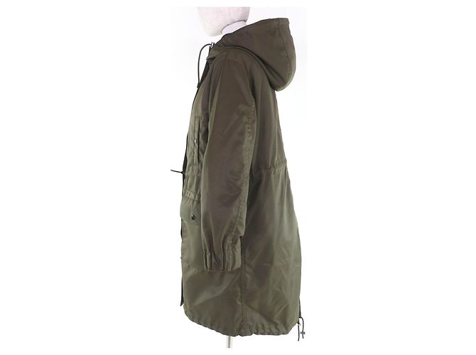 theory Abrigo militar Nylon Down Coat Verde Caqui - vista 2