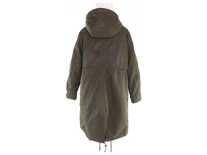 theory Abrigo militar Nylon Down Coat Verde Caqui - vista 3