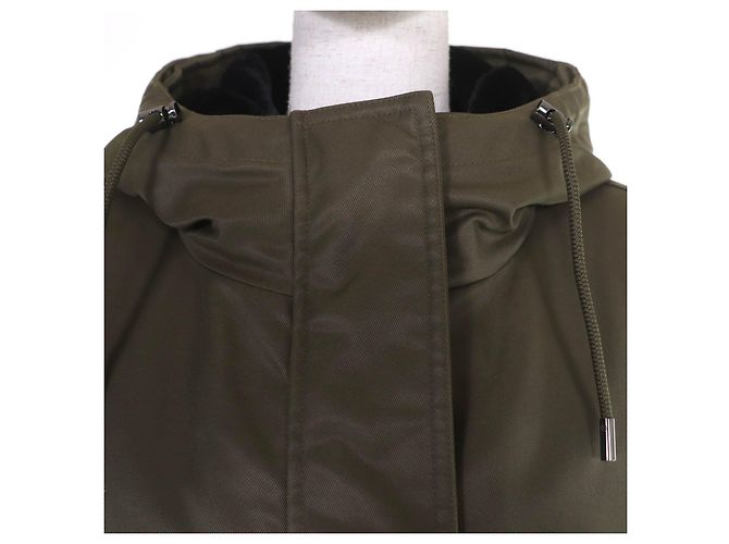 theory Abrigo militar Nylon Down Coat Verde Caqui - vista 4