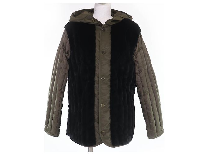 theory Abrigo militar Nylon Down Coat Verde Caqui - vista 7