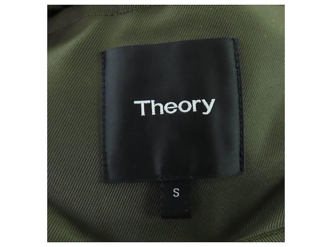 theory Abrigo militar Nylon Down Coat Verde Caqui - vista 9