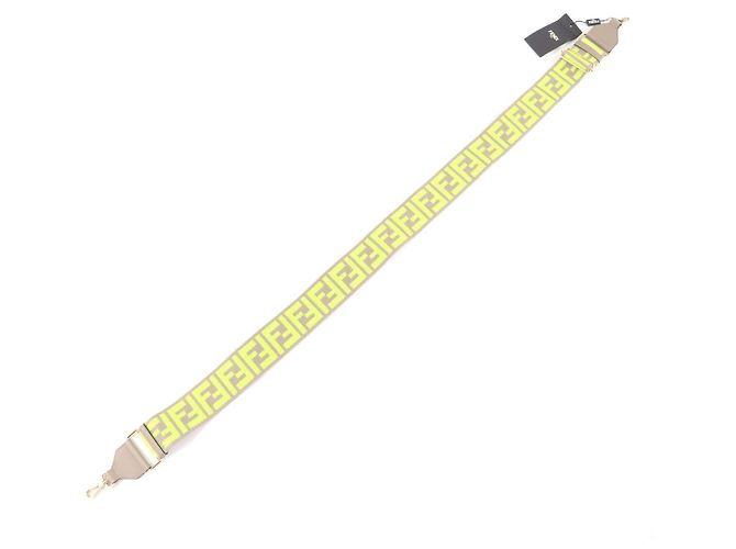 Fendi Zucca Pattern Canvas Shoulder Strap Beige - view 3