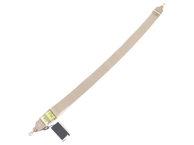 Fendi Zucca Pattern Canvas Shoulder Strap Beige - view 4